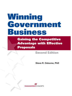 cover image of Winning Government Business
